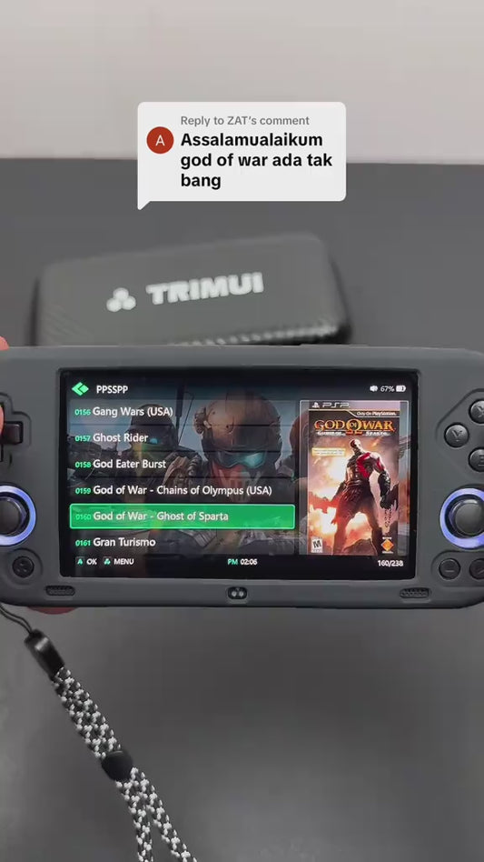 Consola Retro Portátil 4.96” IPS | Sistema Linux + Joystick + Luces RGB | Videojuegos Retro
+12,000 juegos⚙️