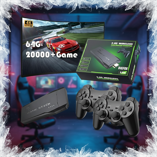 🎮 Consola Retro 4K Inalámbrica 64GB (20,000 Juegos)